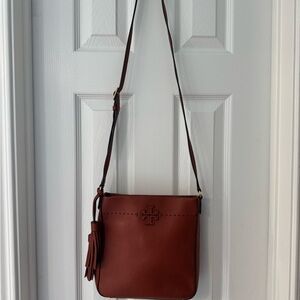 Tory Burch Rich Brown Crossbody Bag
